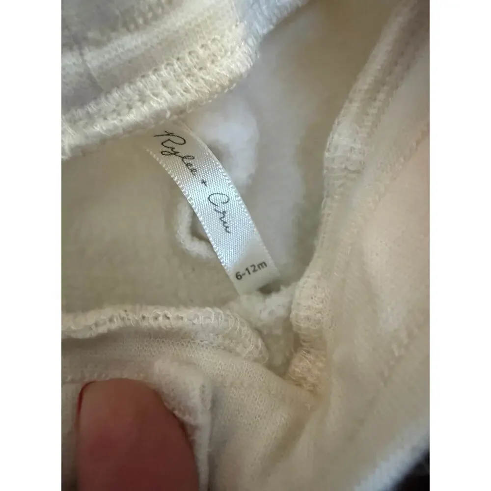 Rylee + Cru Baby Beige Bears Relaxed Sweatshirt Size 6-12 M